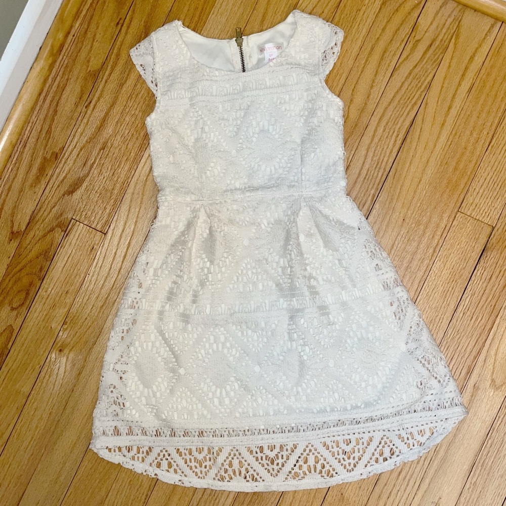 Cream Lace Dress